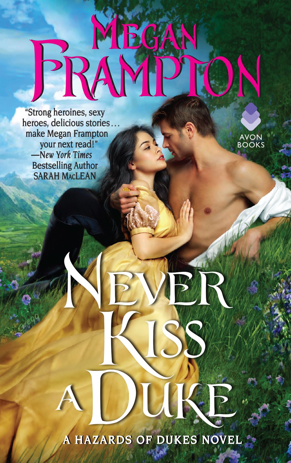 Never Kiss a Duke: A Hazards of Dukes Novel